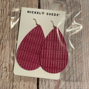 NEW!  Nickel & Suede-  Pink Peppercord (MEDIUM)